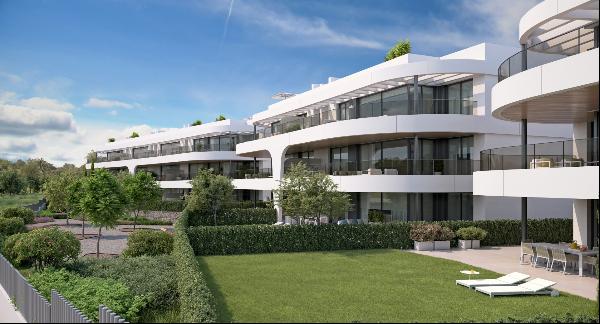 Stunning modern ground floor apartment in the prestigious Golden Triangle in Estepona