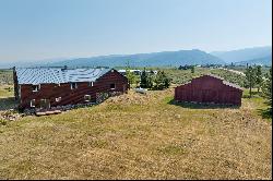 Home and Barn with Darby Canyon Views 