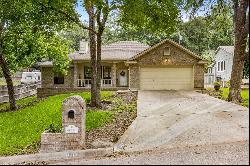 Split floor plan with mature trees in an established neighborhood