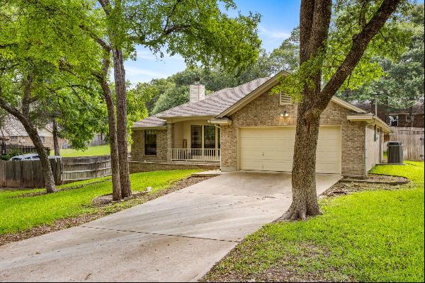 Split floor plan with mature trees in an established neighborhood