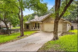 Split floor plan with mature trees in an established neighborhood