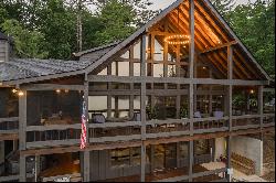 Contemporary Rustic Lakefront Chalet