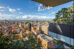 Meticulously designed panoramic apartment in Bosco Verticale