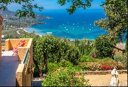 Luxury villa with pool and panoramic sea view, gulf of Saint-Florent - Corsica