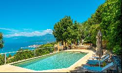 Luxury villa with pool and panoramic sea view, gulf of Saint-Florent - Corsica