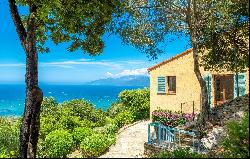 Luxury villa with pool and panoramic sea view, gulf of Saint-Florent - Corsica