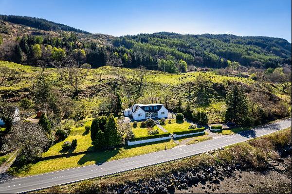 An attractive property on the West Coast close to Oban with great views overlooking Loch F