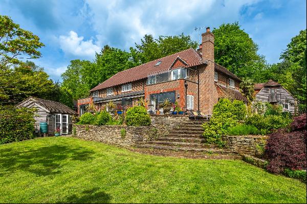 A substantial family home with magnificent views, which offers versatile accommodation, si