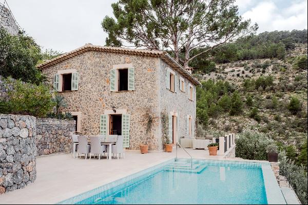 A beautifully renovated stone finca with captivating views.