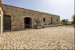 Suggestive baglio nestled in the Val di Noto countryside