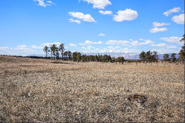 5 acres with jaw dropping views of Pikes Peak located in Black Forest