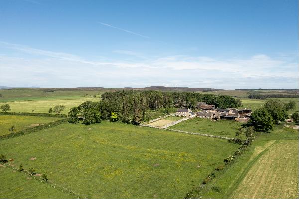 A prime, well equipped Northumberland livestock farm and moorland with a principal listed 