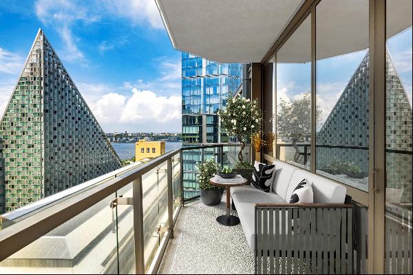 Introducing stunning sun-drenched 2-bedroom, 2-bathroom corner apartment at 10 West End Av