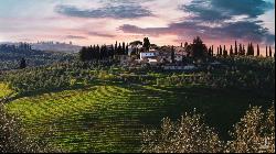 The Cypress Mansion, Chianti DOCG vineyards, Firenze - Tuscany 