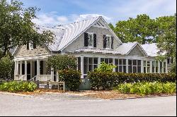 Expansive Florida Cottage With Multiple Porches On Corner Lot