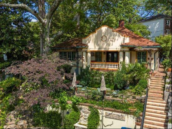 European style meets Ansley Park in this Mediterranean bungalow