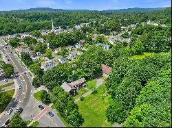 Enchanting 6-bed, 2-bath antique home with 2-story stone barn, nestled in downto