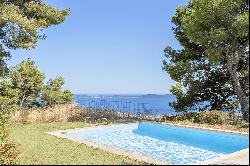 Carqueiranne - Villa with Panoramic Sea View