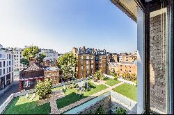 Open plan living in a modern Mayfair apartment