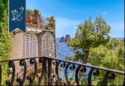 Prestigious apartment with panoramic terraces for sale in Capri