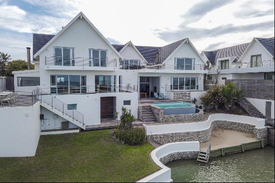 beautiful canal-front home