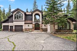 Retreat to a riverfront oasis in this luxurious Breckenridge home. 