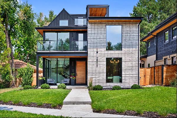 Unparalleled Contemporary Living in this Newly Constructed Home in Bonnie Brae!