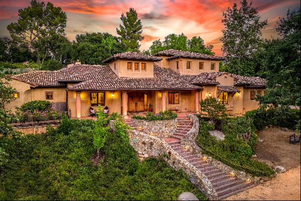 OLD AGOURA TUSCAN ESTATE ON 1.24 ACRES