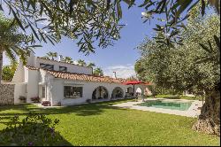 Contemporary Villa in Terramar, Sitges: Second Row from the Sea