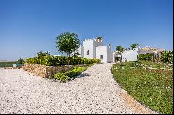 Cortijo Los Ojuelos, renovated in 2022, with a pool and event area.