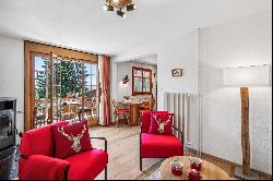 Charming renovated 2.5p, close to the slopes, peaceful view