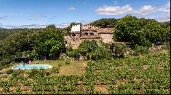 Authentic 13th-century stone farmhouse set in 55 hectares, including 15 hectares of vines