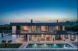 Charming modern villa with pool and sea view - Pula