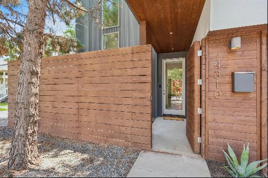 Architecturally Unique Home with Courtyard, Yard and No Common Space Shared Wall