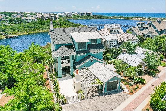 WaterSound Beach Home With Views of Camp Creek Lake And The Gulf