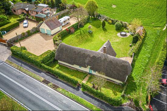 Chalk Cottage, with planning for a four bedroom home, Stortford Road, Little Hadham