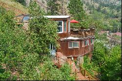 Unique Must-See Home Perched High On The Hillside Of Eldorado Springs