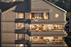 Comfortable duplex penthouse apartment for sale in Andermatt, in the brand new Residenza 