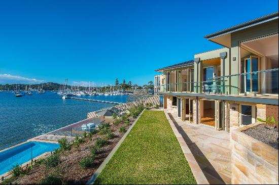 North-facing, waterfront jewel.