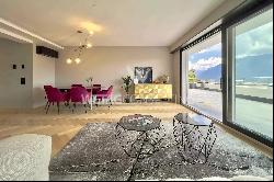 Exclusive apartment with large terrace, jacuzzi & partial lake view for sale in Locarno-M