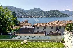 Lugano-Figino: sunny duplex apartment with enchanting view of Lake Lugano & private garde