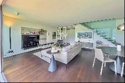 Lugano-Figino: sunny duplex apartment with enchanting view of Lake Lugano & private garde