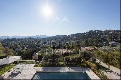 MOUGINS - Gated domain, hills and village view