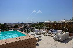 Prestigious flat with rooftop pool in Cannes