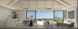 Modern rustic villa with views to golf club in Mijas