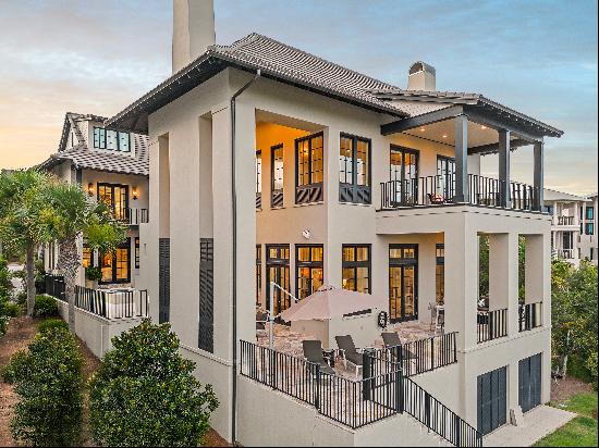 Palatial Lakefront Residence With Gulf Views And Grand Interiors