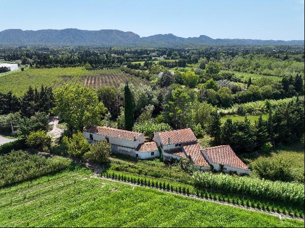 Mas with farm sheds to renovate in Saint Remy de Provence