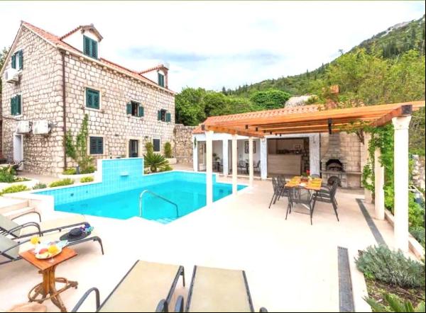 Historic Villa With Swimming Pool, Lopud, Dubrovnik Area, 20222