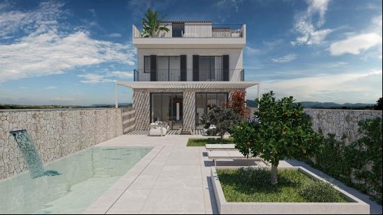 Modern, new build house for sale in the village of Santanyi, Eas, Santanyi 07650