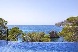 Luxury villa on the first line of Camp de Mar (Andratx) with sea access